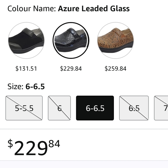 Alegria Keli Azure Leaded Glass Clogs - Picture 2 of 11